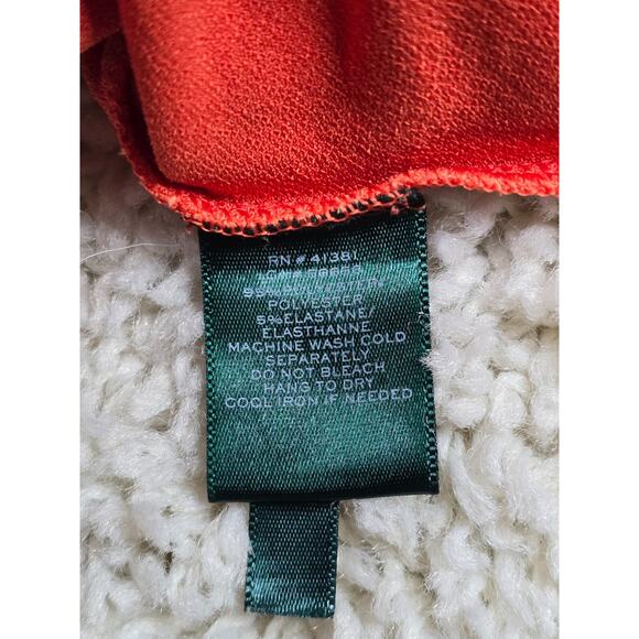 Lauren Ralph Lauren Long Shirt Womens Long Sleeve Half Button Size Large - Picture 9 of 12